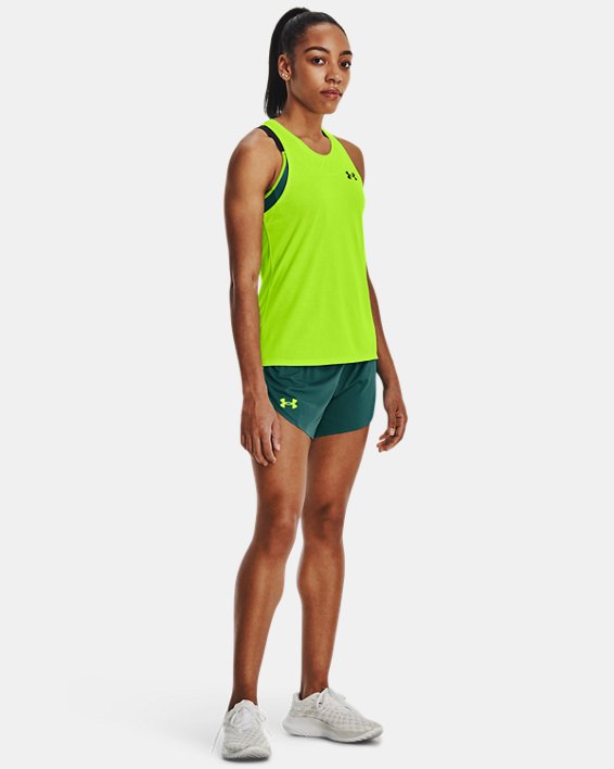 Women's UA Lighter Than Air Shorts, Green, pdpMainDesktop image number 2